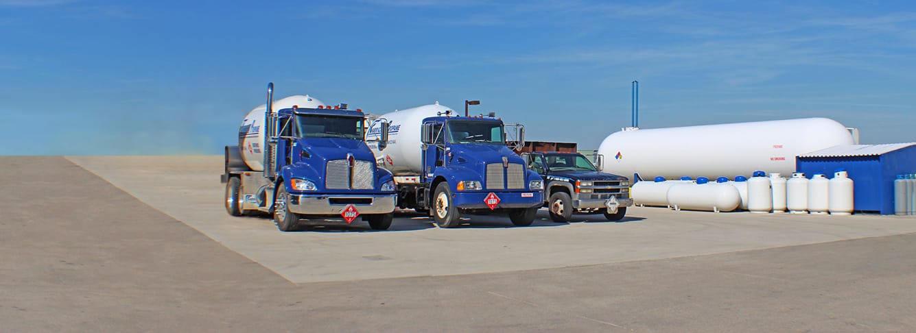 residential commercial propane delivery trucks