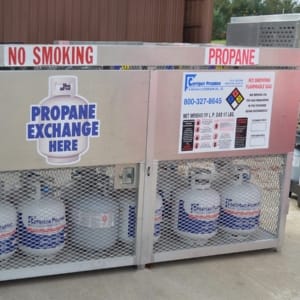 20lb propane tanks at exchange program