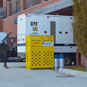 propane tanks at an industrial site